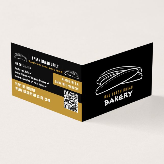 Carte De Visite Baguettes fraîches, Boulangeries, Boulangerie Déta (Extérieur)