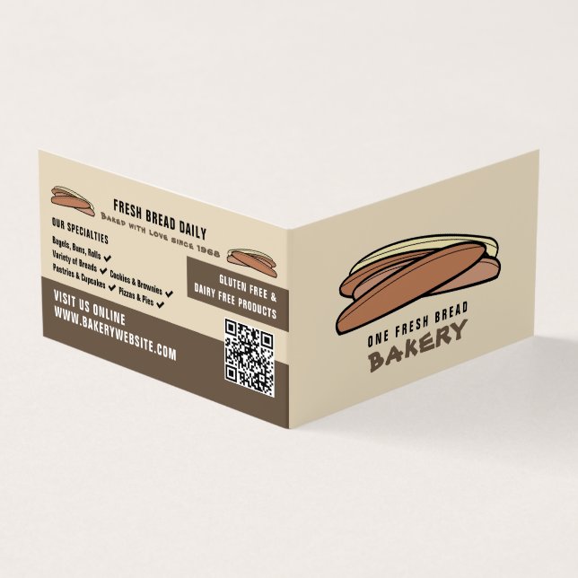 Carte De Visite Baguettes fraîches, Boulangeries, Boulangerie Déta (Extérieur)