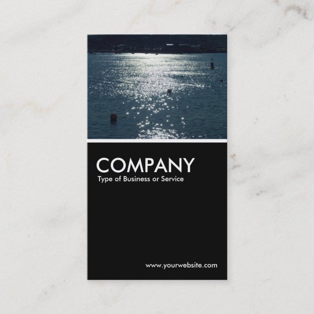 Carte De Visite Baie Cardiff - Noir (Devant)