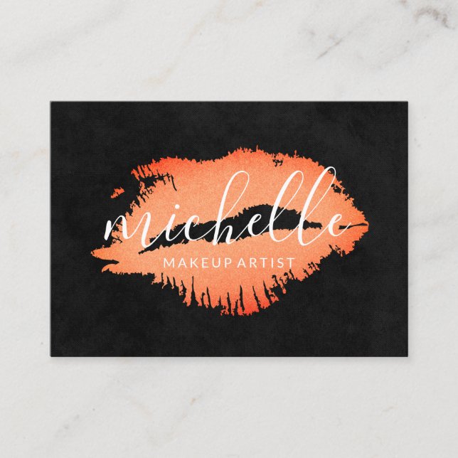 Carte De Visite Baiser impressionnant (Devant)