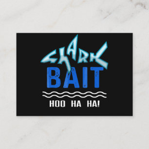 Carte De Visite Bait De Requin Hoo Ha Ha Drôle Cadeaux D'Amoureux 