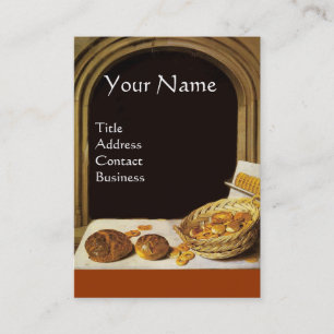 CARTE DE VISITE BAKER À FOUR ANTIQUE, BOUTIQUE DE PAIN DE BAKERY