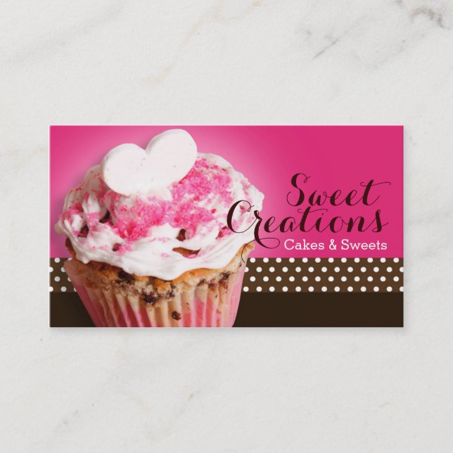 Carte De Visite Bakery/Cakes/Sweets Creations (Devant)