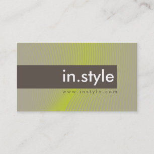 CARTE DE VISITE : : balancement moderne à la mode