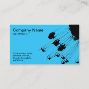 Carte De Visite Balançoires et ronds-points - Sky Blue