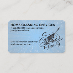 Carte De Visite Balayage   Services de nettoyage de maison
