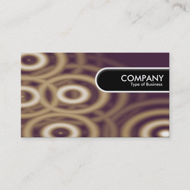 Carte De Visite Balise Arête arrondie - Pool de sons (Devant)