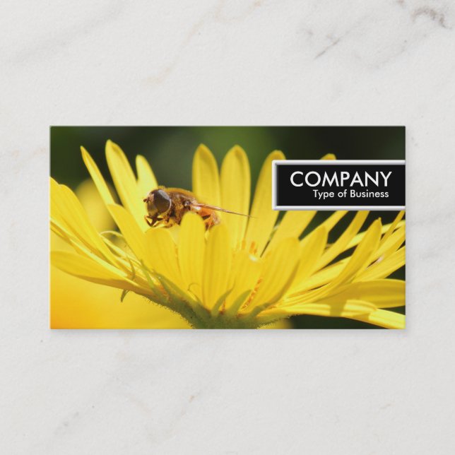 Carte De Visite Balise de bord - Abeille occupée (Devant)