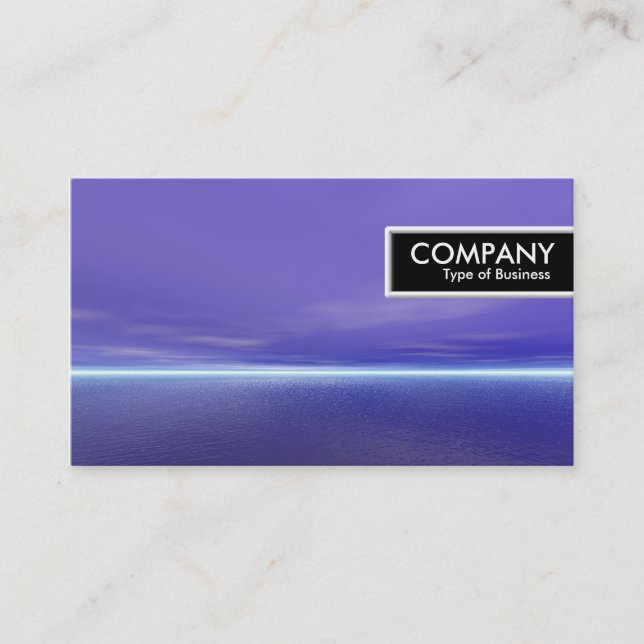 Carte De Visite Balise de bord - Aube violette (Devant)