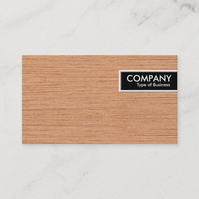 Carte De Visite Balise de bord - Bois (Devant)