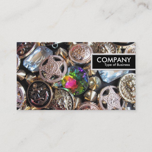 Carte De Visite Balise de bord - Boule de marché aux puces (Devant)