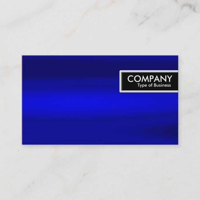 Carte De Visite Balise de bord - Galaxie bleue (Devant)