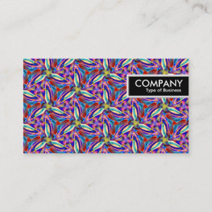 Carte De Visite Balise de bord - Géométrique colorée 04