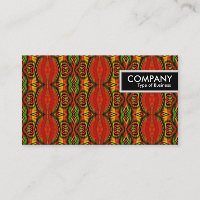 Carte De Visite Balise de bord - Motif rétro (Devant)