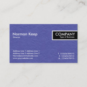 Carte De Visite Balise de bord - Texture en papier peint bleu