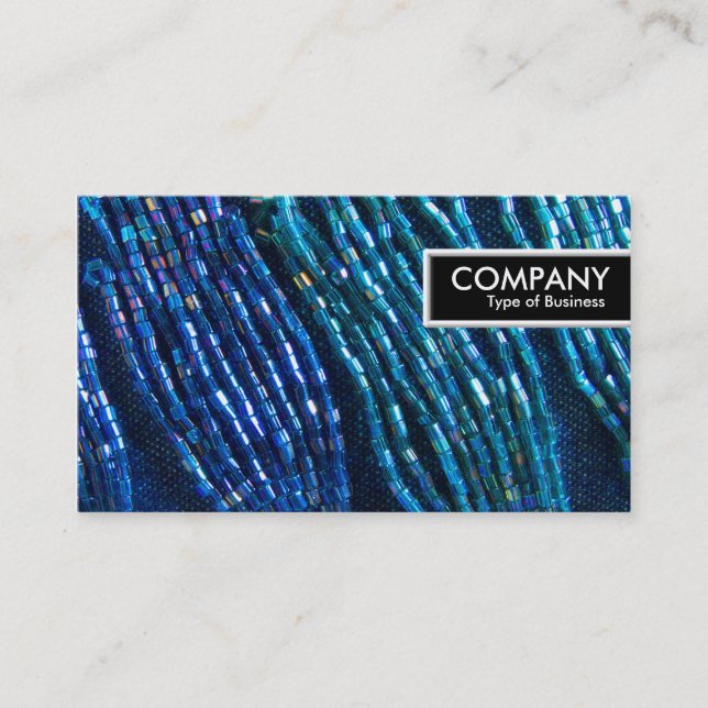 Carte De Visite Balise de bord - Tresses de perle (Devant)