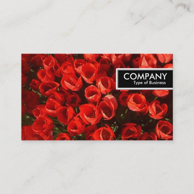 Carte De Visite Balise de bord - Tulipes (Devant)