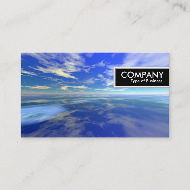Carte De Visite Balise Edge - Mer Et Ciel (Devant)