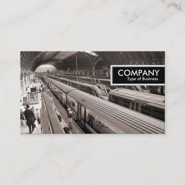 Carte De Visite Balise Edge - Paddngton Station Londres (Devant)