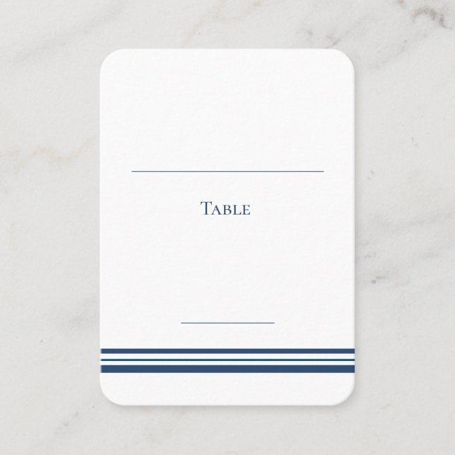 Carte De Visite Balises Mariage Escort (Devant)