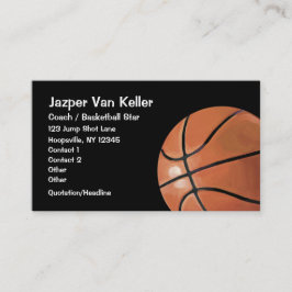 Carte De Visite Ballon de basket