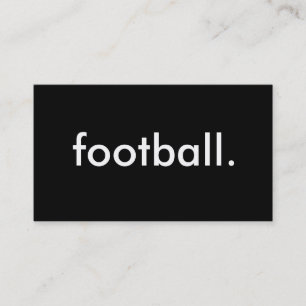 Carte De Visite ballon de foot américain.