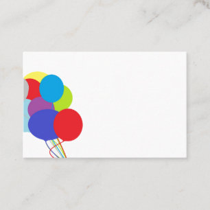 CARTE DE VISITE : BALLONS
