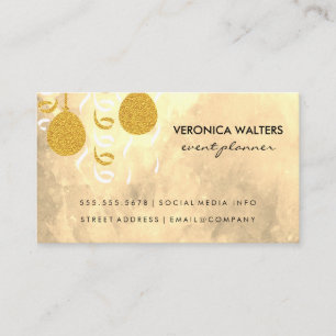 Carte De Visite Ballons de fête / Masquerade Masques (Exécutif)