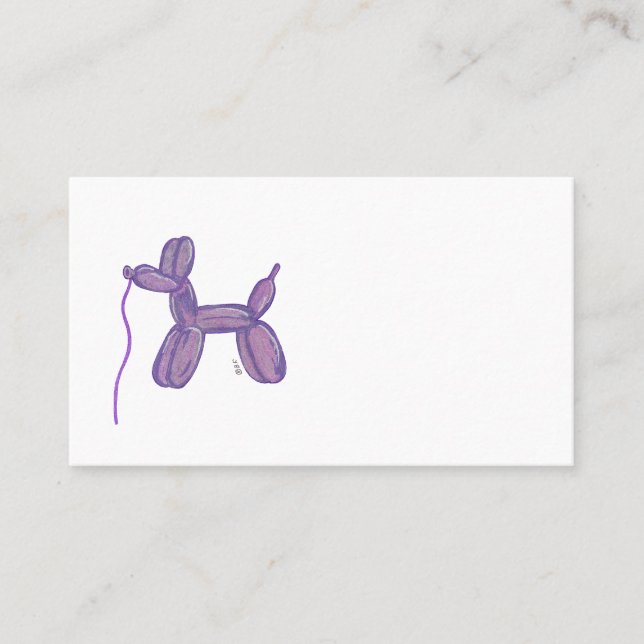 CARTE DE VISITE BALLOON (Devant)
