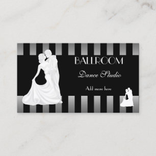 Carte De Visite BALLROOM Dance Studio Cours de danse 3