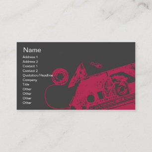 Carte De Visite Bande cassée - affaires