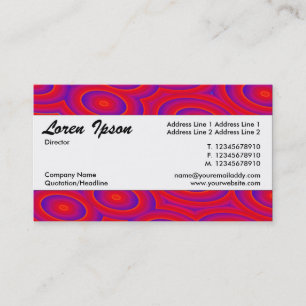 Carte De Visite Bande centrale 05 - résonance II
