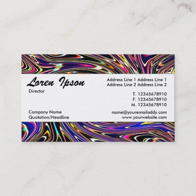 Carte De Visite Bande centrale 07 - résonance II (Devant)