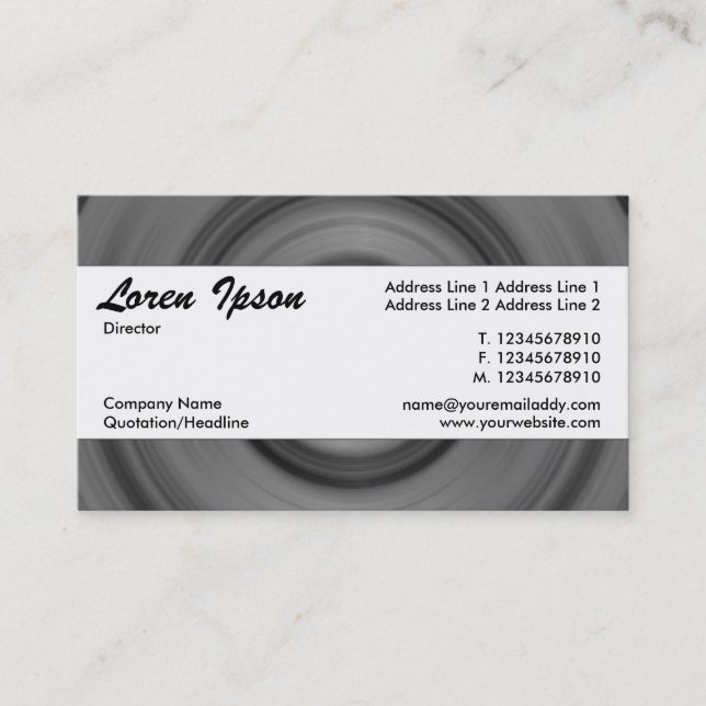 Carte De Visite Bande centrale 097 (Devant)