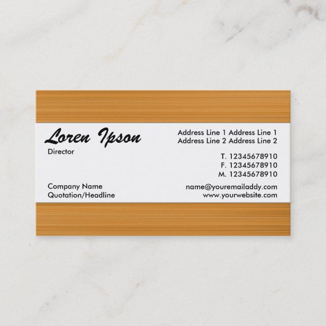 Carte De Visite Bande centrale 112 (Devant)