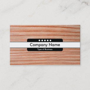 Carte De Visite Bande centrale 5 emplacements - Bois 01