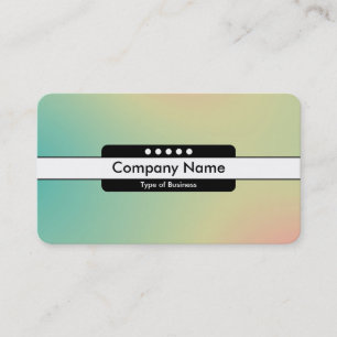 Carte De Visite Bande centrale 5 emplacements - Dégradé Y, M, B, R