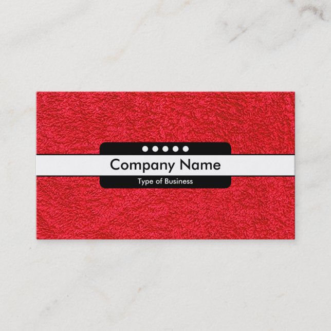 Carte De Visite Bande centrale 5 emplacements - Tapis 01 (Devant)