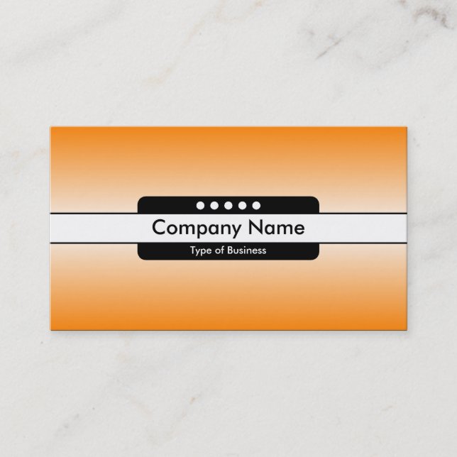 Carte De Visite Bande centrale 5 points - Horizon Glow 02 (Devant)