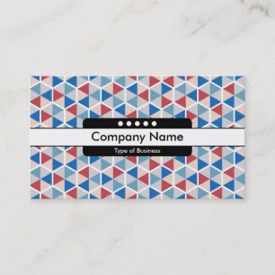 Carte De Visite Bande centrale 5 Spots - Hexagon Motif 05