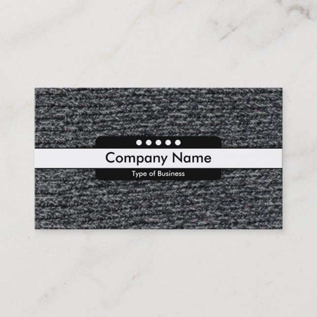 Carte De Visite Bande centrale 5 spots - Jumper laineux 01 (Devant)
