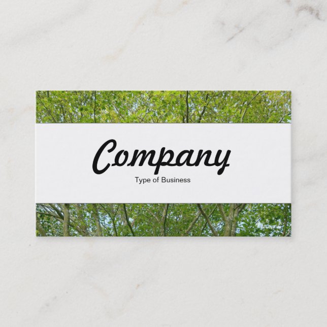 Carte De Visite Bande centrale - Érable japonais (Devant)