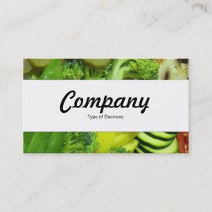 Carte De Visite Bande centrale - Légumes à la sauté 01