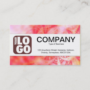 Carte De Visite Bande centrale (Logo) - Vortex du temps Abstrait