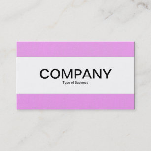 Carte De Visite Bande Centrale - Toile Peinte Lilac