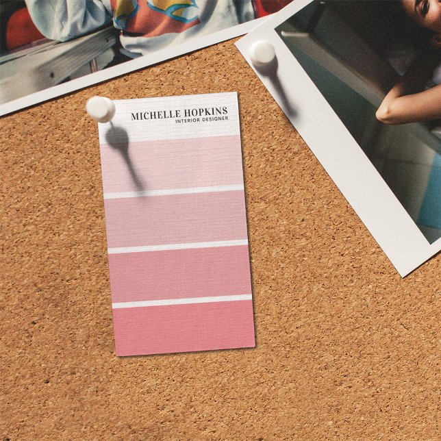 Carte De Visite Bande de couleur de peinture moderne | Concepteur  (Créateur téléchargé)