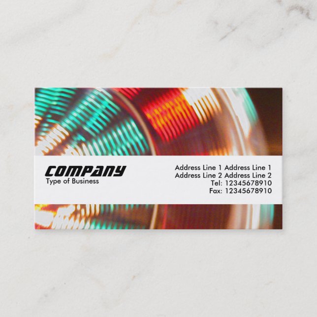 Carte De Visite Bande de texture - Grande roue (Devant)