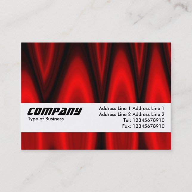 Carte De Visite Bande de texture - Hall de flamme II (Devant)