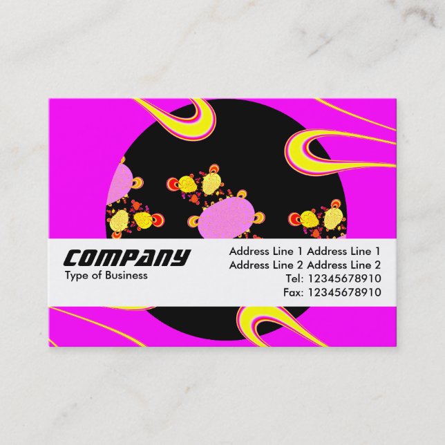 Carte De Visite Bande de texture - Radio Ate the Video Star (Devant)