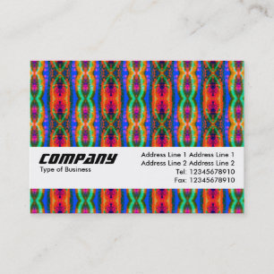 Carte De Visite Bande de texture - Tartan intergalactique